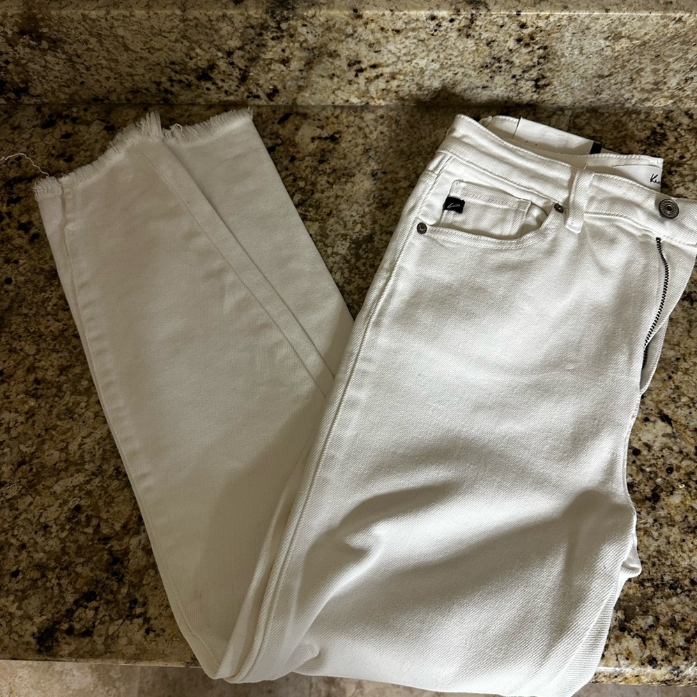 Kancan high rise white skinny jeans